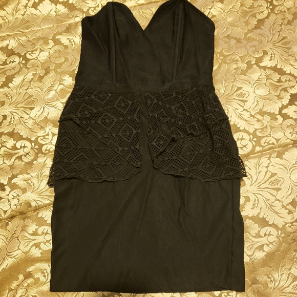 Nasty Gal Dresses & Skirts - Nasty Gal little black dress xs strapless